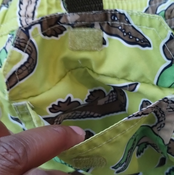 Greendog Alligator crocodile Green Water Board Swimwear Surf Trunks boy size 6 - Picture 13 of 16